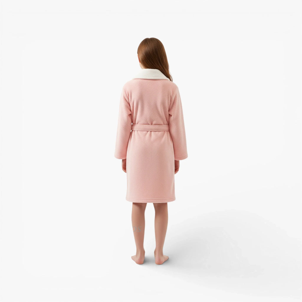 Mädchenbademantel aus weichem Polyester