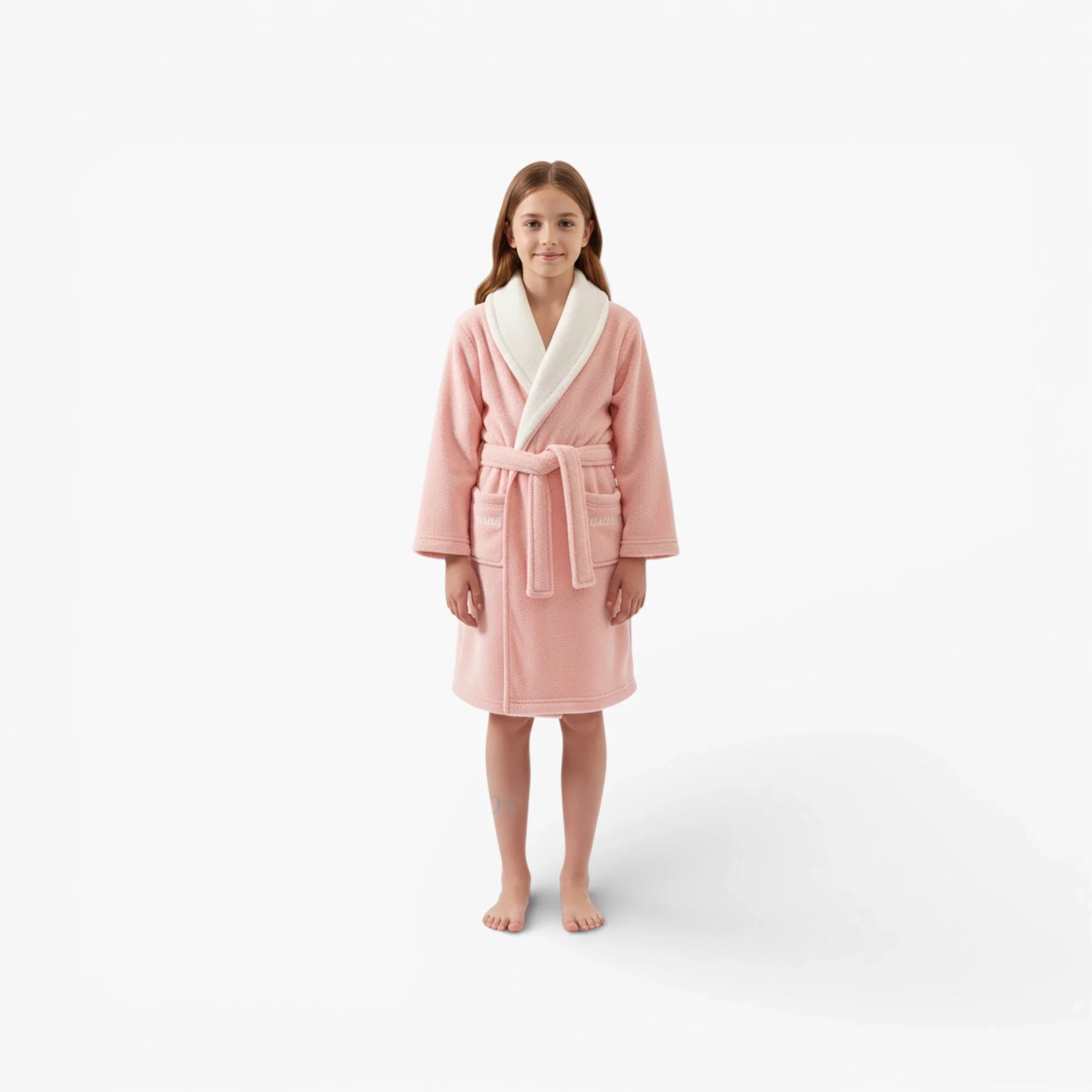 Mädchenbademantel aus weichem Polyester