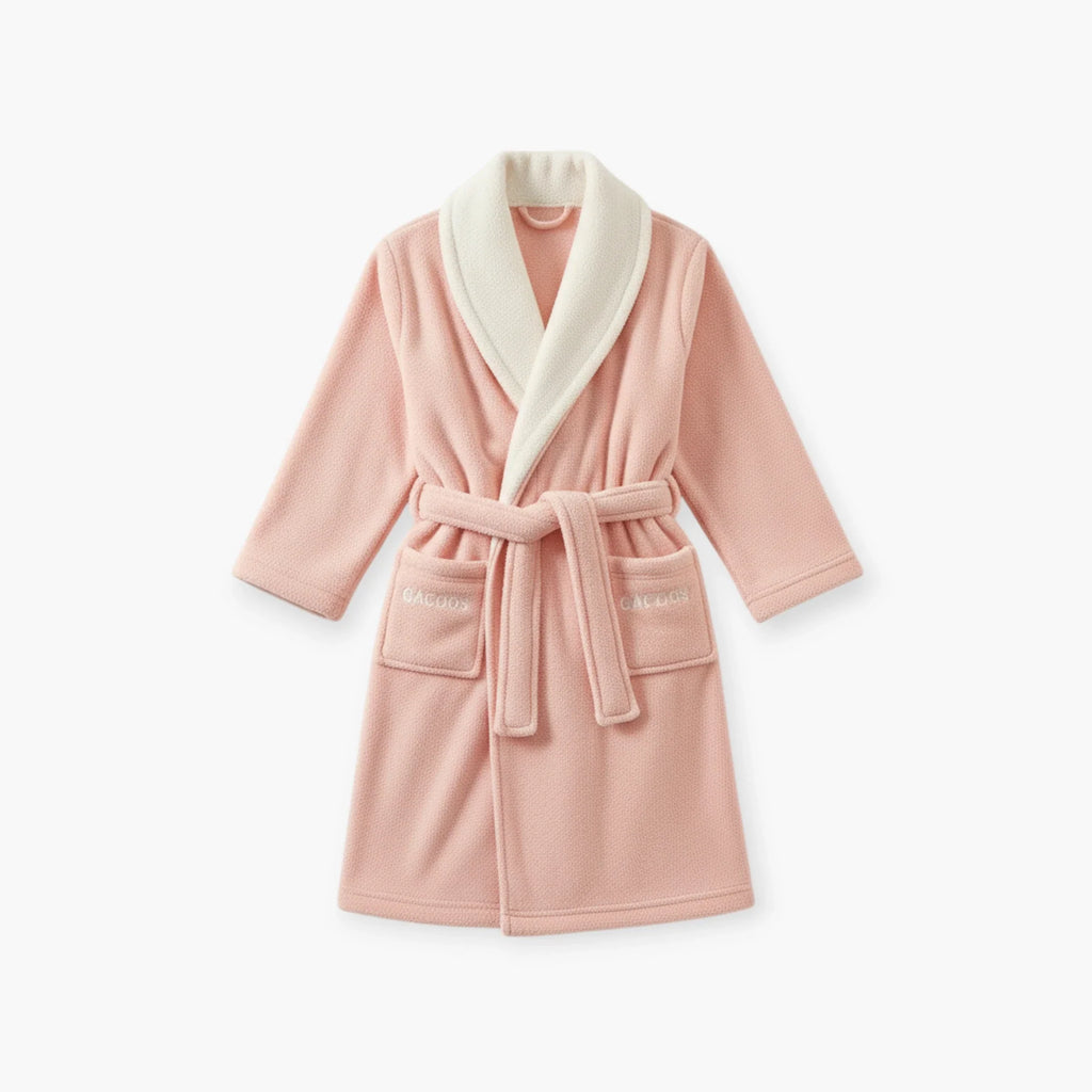 Mädchenbademantel aus weichem Polyester