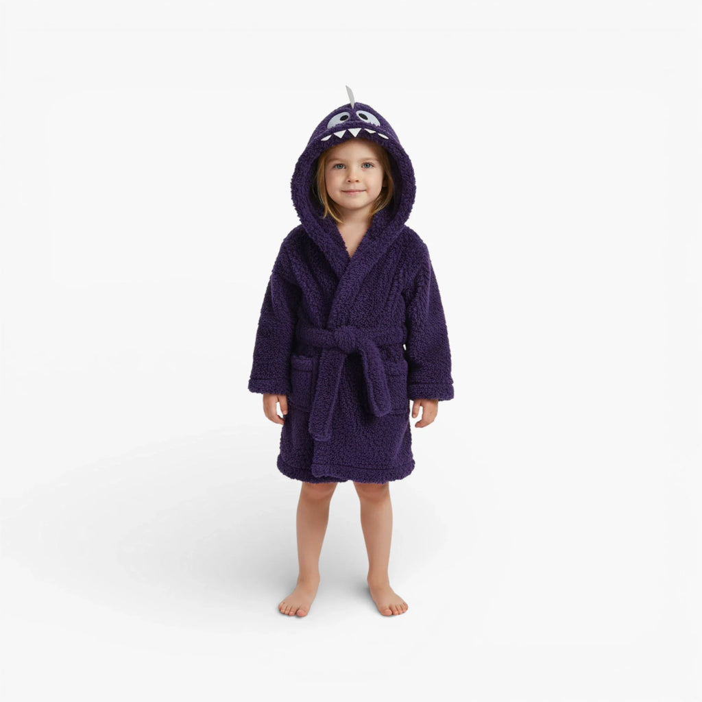 Bademantel, Morgenmantel, kleines Monster