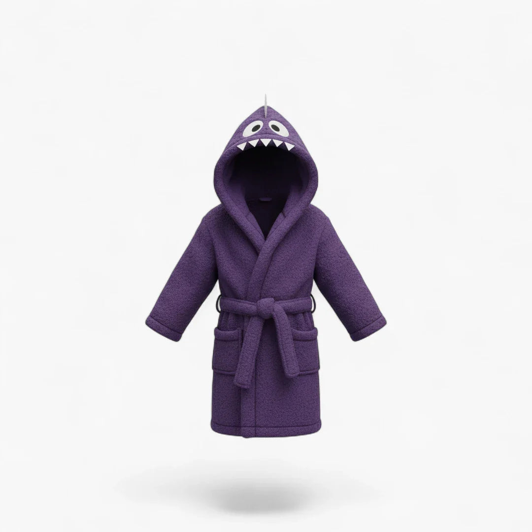 Bademantel, Morgenmantel, kleines Monster