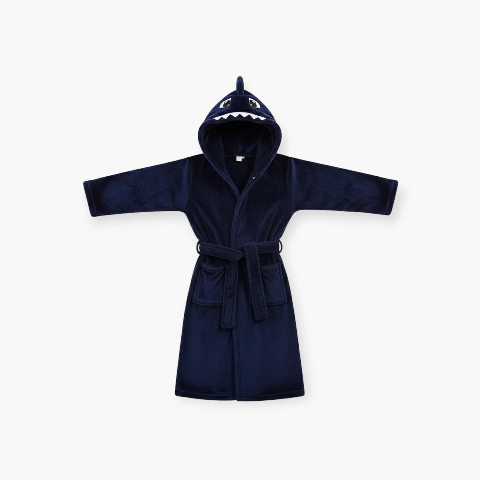 Kinderbademantel mit Hai-Motiv