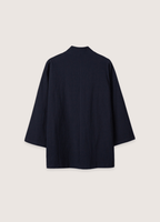 Rote Kimonojacke | Minimalistische Strickjacke