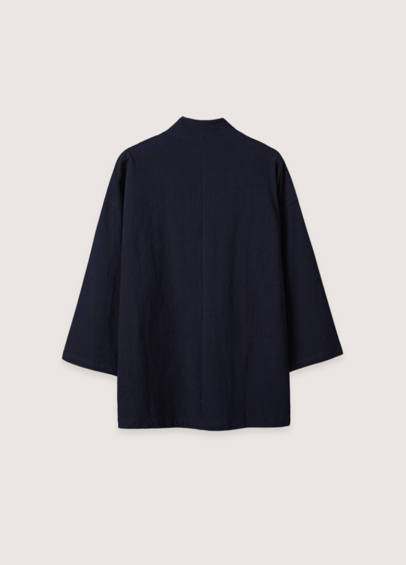 Rote Kimonojacke | Minimalistische Strickjacke